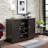 Hazen  Espresso Finish Wine Cabinet II