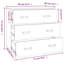 Nyeli Solid Wood 80cm W 3 - Drawer Chest of Drawers