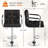 Pete Swivel Upholstered Adjustable Height Counter Stool with Metal Frame-700092082