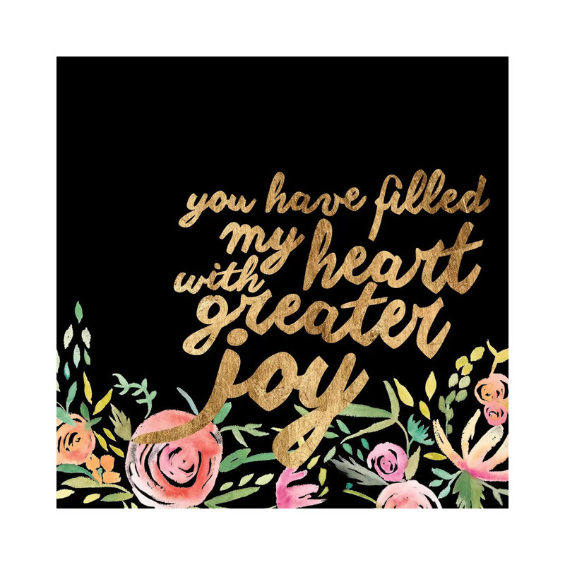 Floral Faith I by Studio W - Gallery-Wrapped Canvas Giclée on Canvas, Canvas, 66.04 cm H x 66.04 cm W