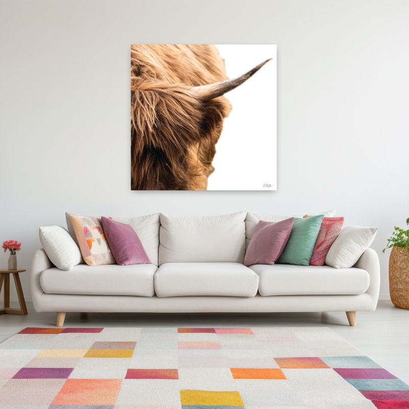 Art contemporain Highland Horn II, H 48 po x l 48 po