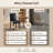 17.3'' Wide Modern Upholstered Fabric High Back Parsons Side Dining Chair with Solid Wood Legs-1312622359