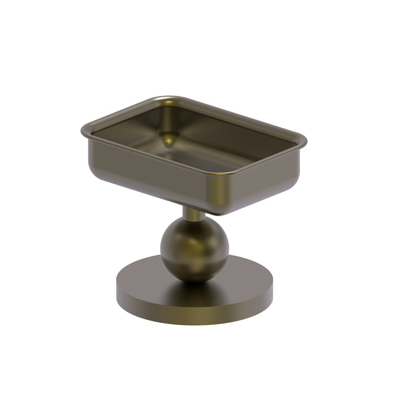 Gober Soap Dish, Antique Brass