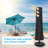 Patio Umbrella Cover For 9Ft To 11Ft Outdoor Umbrellas(Black)-1487027907