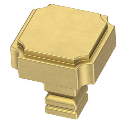 1 1/8 Length Square Knob