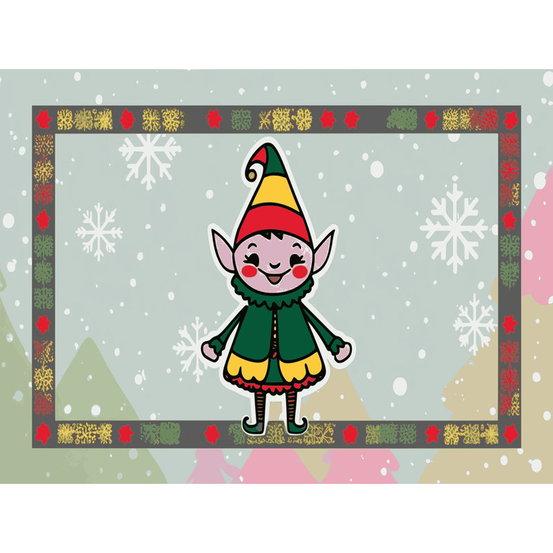 Tapis vacances de Noël The Holiday Aisle®, Rectangle 7 pi x 9 pi