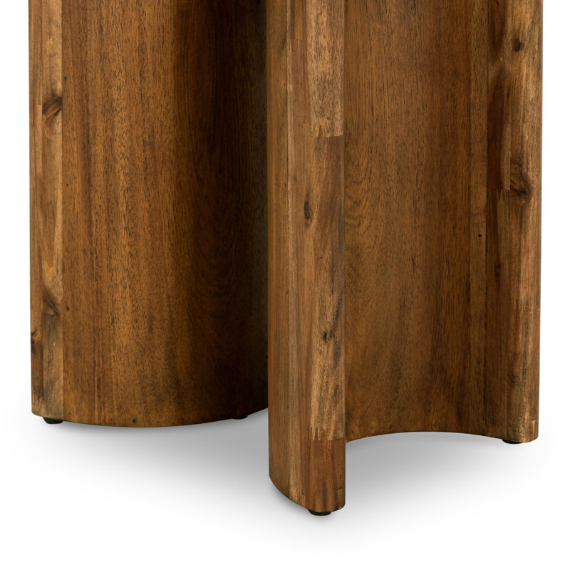 Paden End Table - Sandy Acacia, Seasoned Brown Acacia