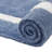 Widman 100% Cotton Tufted Reversible Bath Rug, Soft & Super Absorbent, Machine Washable Bathroom Rug for Shower, Tub & Sink Areas, 21" x 34" Rectangle, Dark Blue/White-1298058852-1298058856