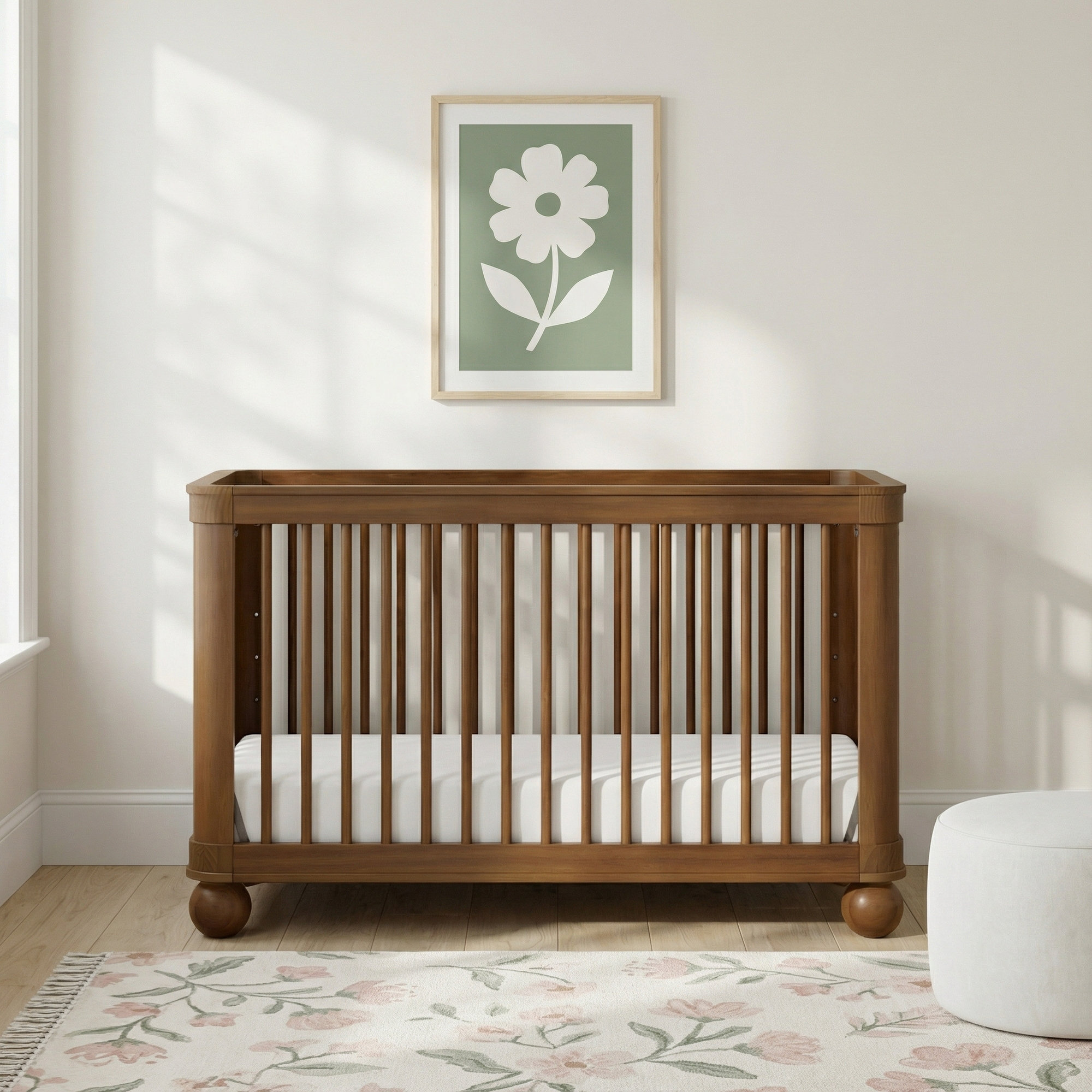 Crosby 3-in-1 Convertible Crib, Natural Walnut