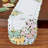 Exquisite Faux Suede Embroidered Butterfly Table Linens
