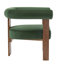 Fauteuil d'appoint rembourré en velours Faiella-331930771