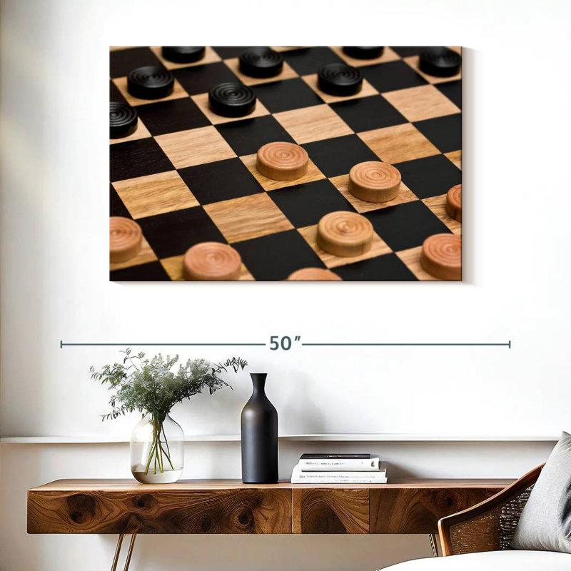 Jeu de dames Senne, H 26 po x l 39 po
