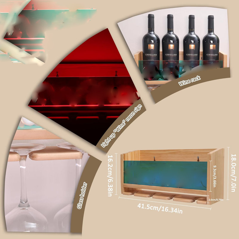 Wooden Wine Bottle Rack