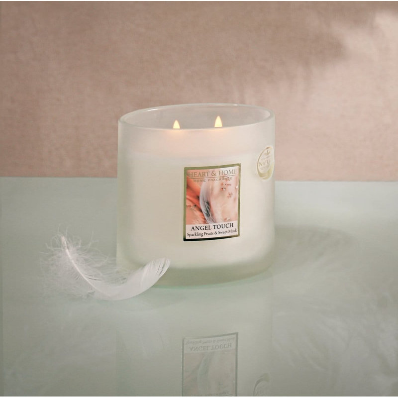 Spring / Summer 2025 Fruity Scented Jar Candle with Glass Holder