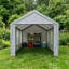 Garden Gazebo Marquee with Sides, Heavy Duty Galvanised Steel, Waterproof and UV-Resistant, Quick Assembly, 4 Removable Sidewalls with Windows, Party Tent for Wedding, Festival-131658133-131658130