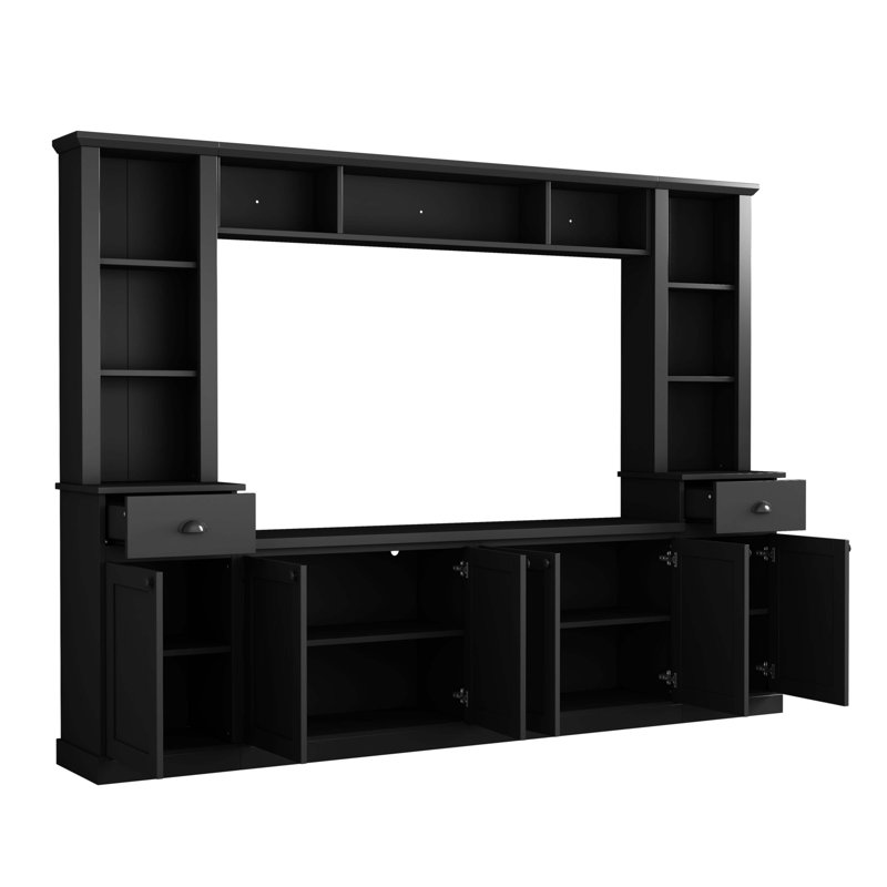 Devilal Entertainment Center for TVs up to 75", Black