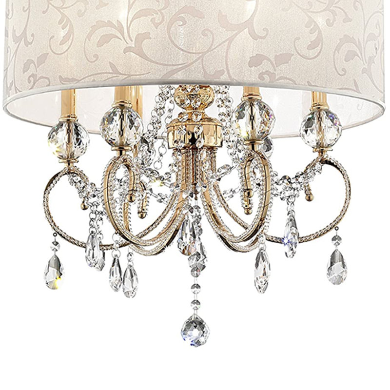 Maumelle 6 - Light Dimmable Drum Chandelier
