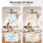 42" Ceiling Fan with Light, High Airflow Low Noise DC Motor, 6-Speed Reversible Airflow, Upgraded Premium ABS Blades-98316763