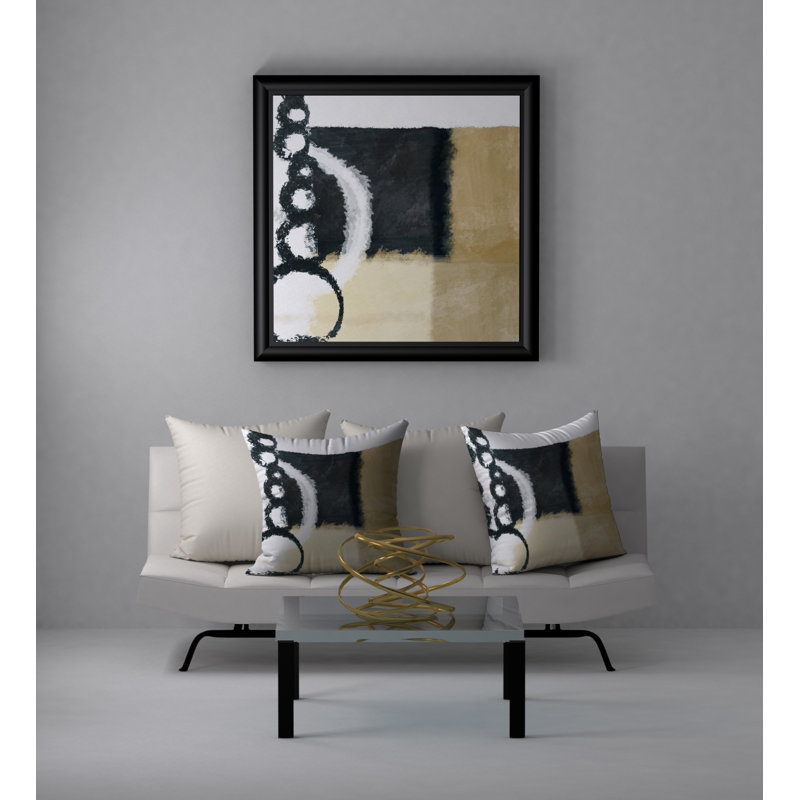 Housse de coussin carrée/insert, 18 po x 18 po