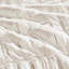 Couette blanche en fausse fourrure de vison pour lit simple/twin XL - Luxe avec rembourrage et revers doux en fourrure longue - Bordure de 5 cm