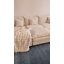Canapé modulaire 108 po, canapé modulaire à assise profonde avec repose-pieds Cloud, canapé rembourré en chenille pour salon et appartement blanc mat-2001255466-2001255467
