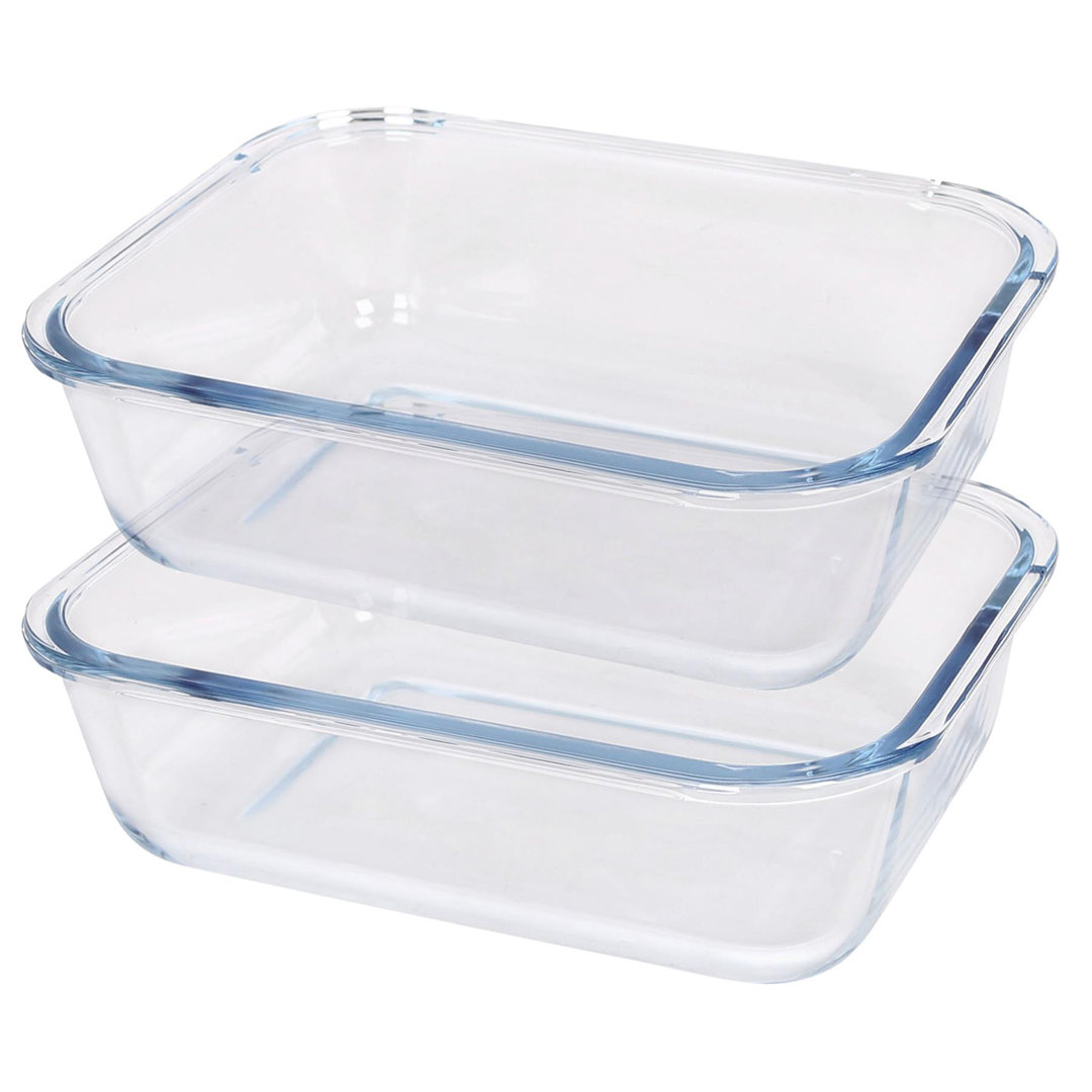 Argon Tableware Rectangle Glass 2 Piece Baker Bakeware Set