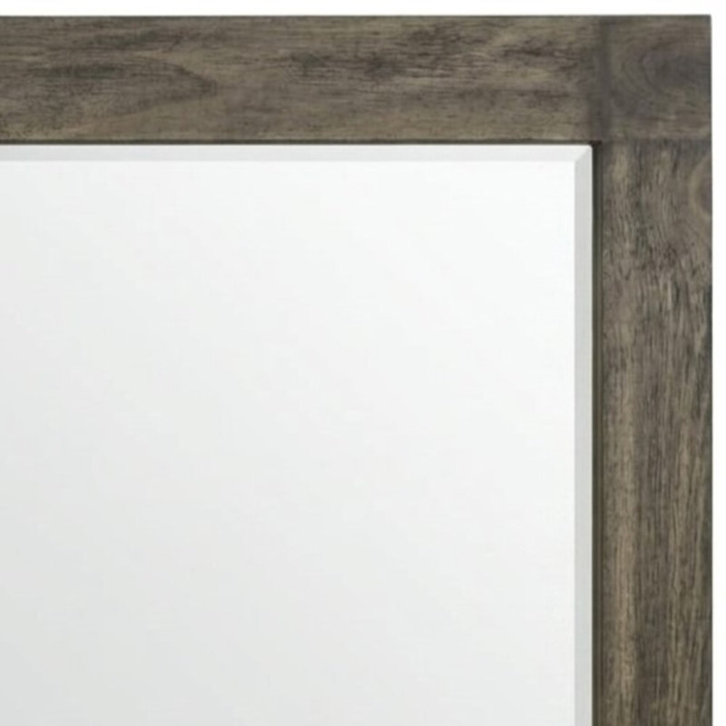Noyer clair Nerissa X P 36 po Miroir rectangulaire H