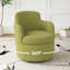 Fauteuil demi-tonneau pivotant rembourré Teddy (2 pièces)-133228037