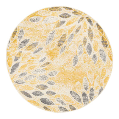 Aamia Abstract Gray/Blue Area Rug