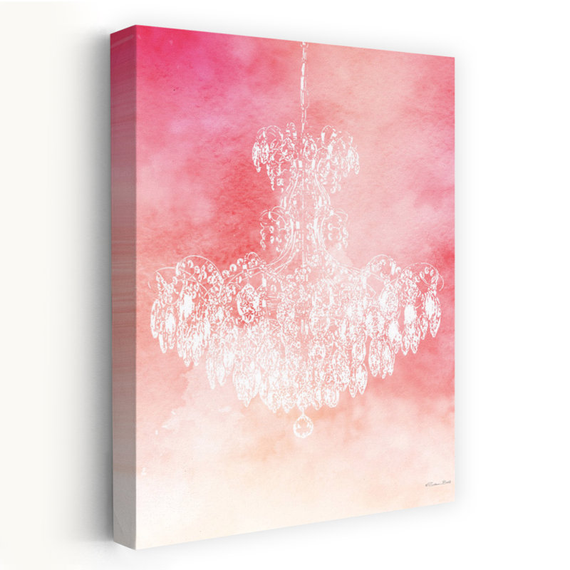 Lustre glam 1 abstrait, art contemporain, H 24 po x l 16 po