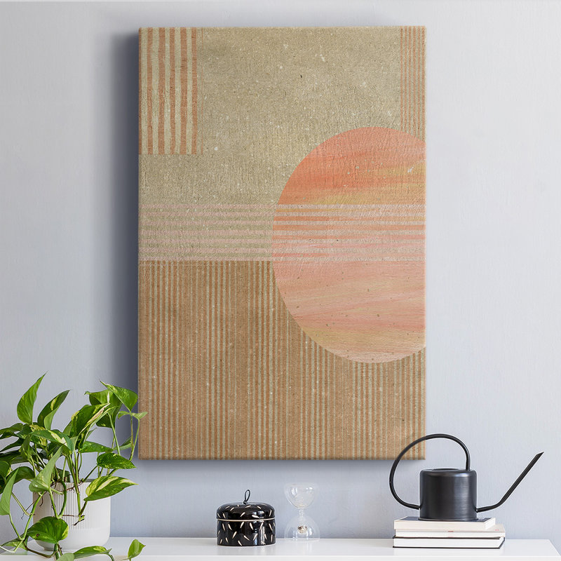 Adobe Sunrise II - peinture sur toile tendue, L 12 po x H 18 po