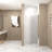 29-28"X 72" Bifold Shower Door, 1/4"(6Mm) Tempered Glass, Aluminum Frame, Explosion Proof Film-120984767