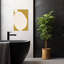 Art mural abstrait minimaliste contemporain formes organiques-129003583