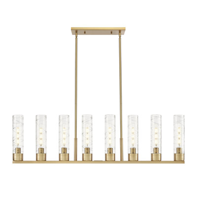 Luminaire suspendu 6 lumières avec abat-jour Scherer