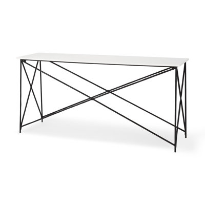 Lorlei 59'' W Marble Console Table