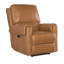 Fauteuil inclinable électrique en cuir véritable de 34 po de largeur Somers-96096545