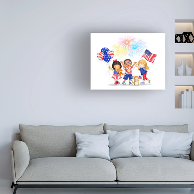 Bolog MAKIKO Children In July Canvas Art