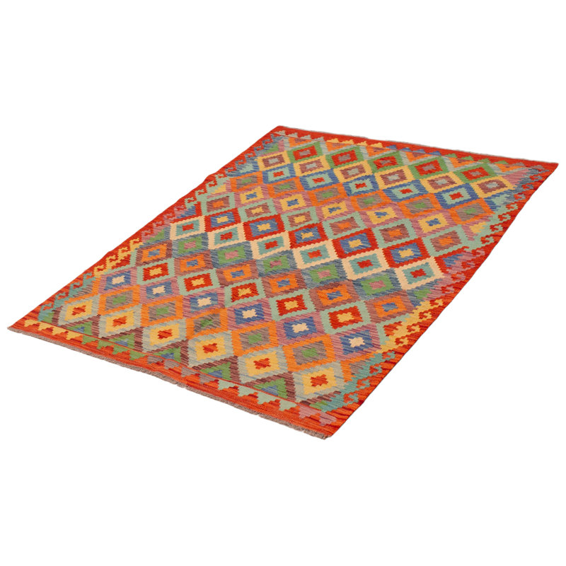 Tapis rouge unique 5 pi x 6 pi 6 po Burchill