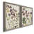 Toile avec cadre gris
