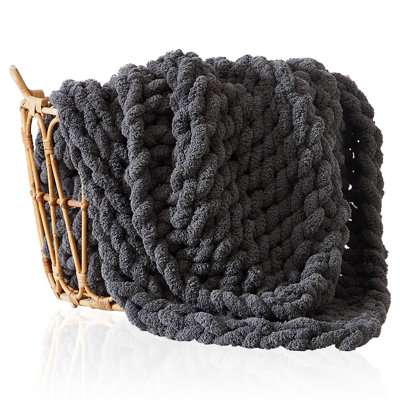Chunky Knit Blanket Throw