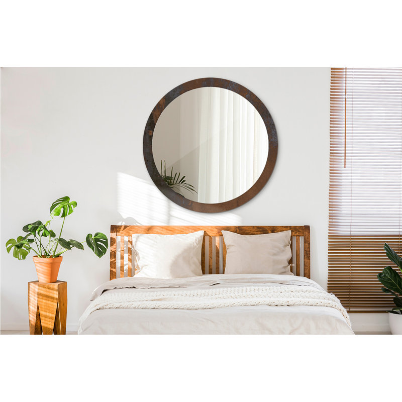 Huldar Glass Flat Wall Mirror