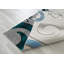 Tapis abstrait turquoise/gris zone Aftan-1406995568