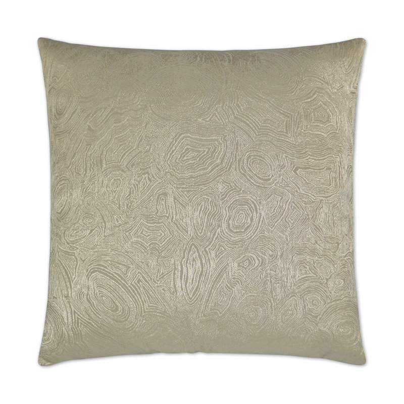 Gatsby Pillow Cover & Insert, Champagne, Square 20"
