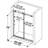 Cayman 44"- 48" W x 76" H Shower Door with 10MM Tempered Glass-109218625