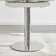 Aydelin Extendable Round Glass Top Metal Base Dining Table