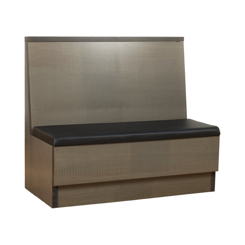 Cabine en bois massif 48 ", Gris, Noir