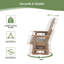 Siège de patio ergonomique pivotant Adirondack-2015232151