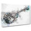 An Electric Guitar in Abstract - Wrapped Canvas Graphic Art Print-55306590