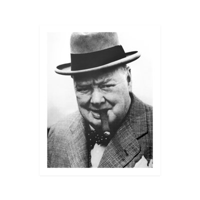 " Close-up Of Winston Churchill "