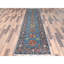 Tapis oriental super Kazak en laine noué à la main bleu acier 2 pi 7 po x 9 pi 9 po 76B1264A329B4C5AAAD6C08B9EFDB45